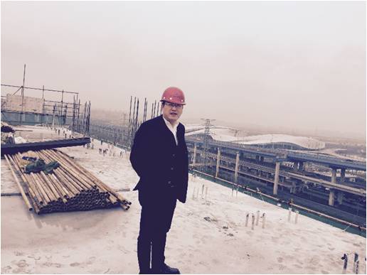 集團總裁柯建東蒞臨九期現(xiàn)場視察指導(dǎo)工作