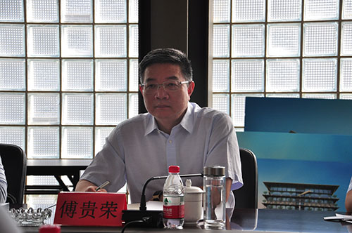 寧波市江北區(qū)區(qū)委副書(shū)記、區(qū)長(zhǎng)傅貴榮一行蒞臨我公司調(diào)研指導(dǎo)工作