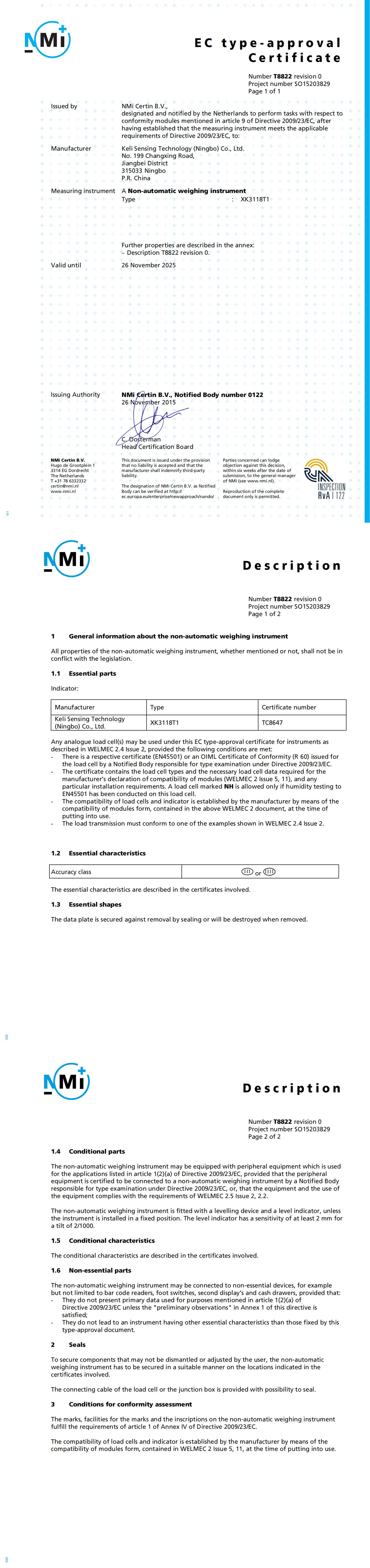EC-type（XK3118T1）